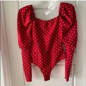 Red Polka Dot Kids One Piece